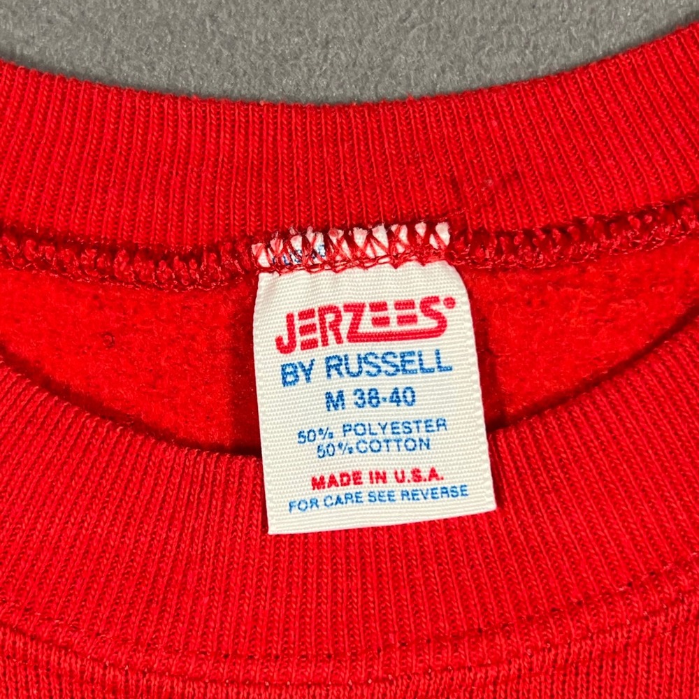 VTG Nebraska Cornhuskers Sweatshirt Medium Go Big Red Jerzees Made in USA 80s - Picture 3 of 7